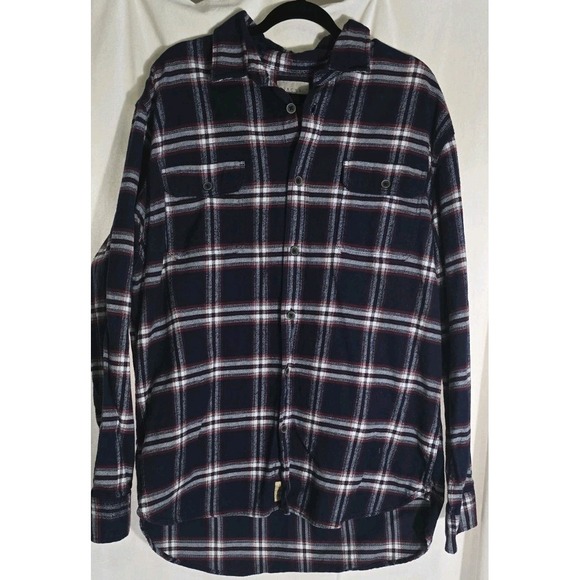 Jachs Other - Jachs Flannel Shirt Mens XLT Multicolor‎ Plaid Heavyweight Cotton Button Up